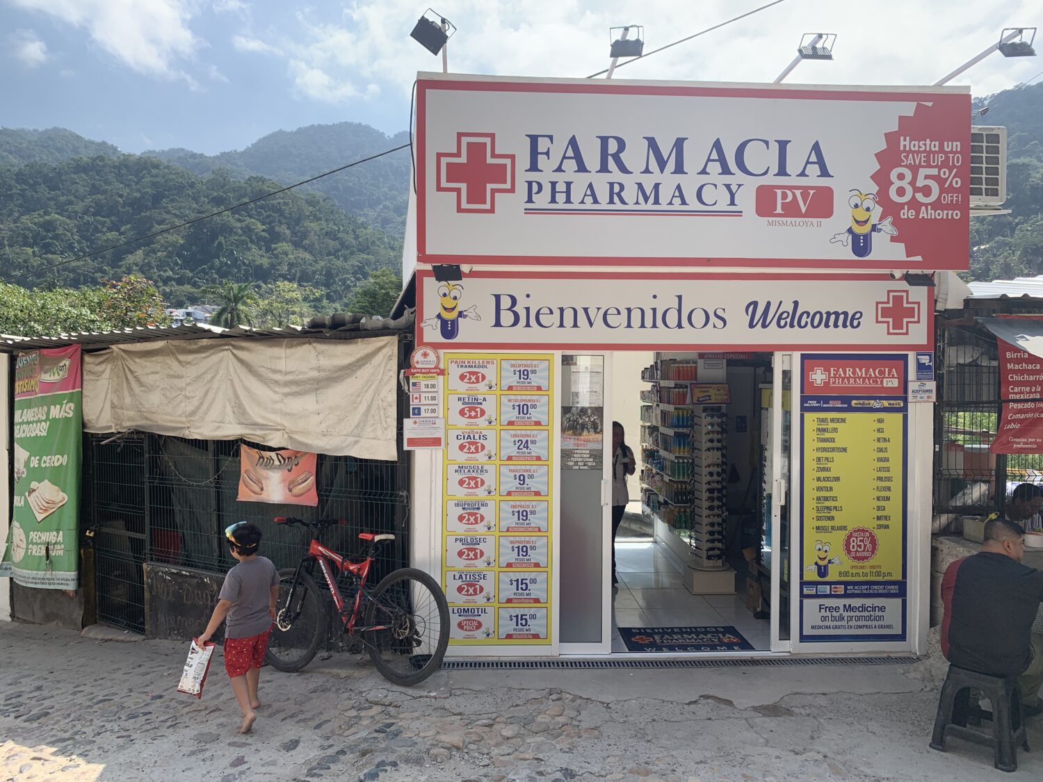 Pharmacy in Mismaloya
