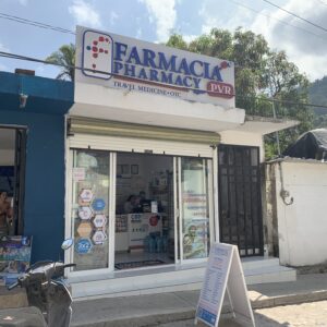 Pharmacy by the beach in Mismaloya
