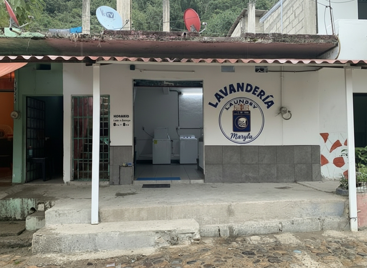Laundromat in Mismaloya