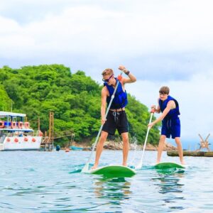 Paddle boarding